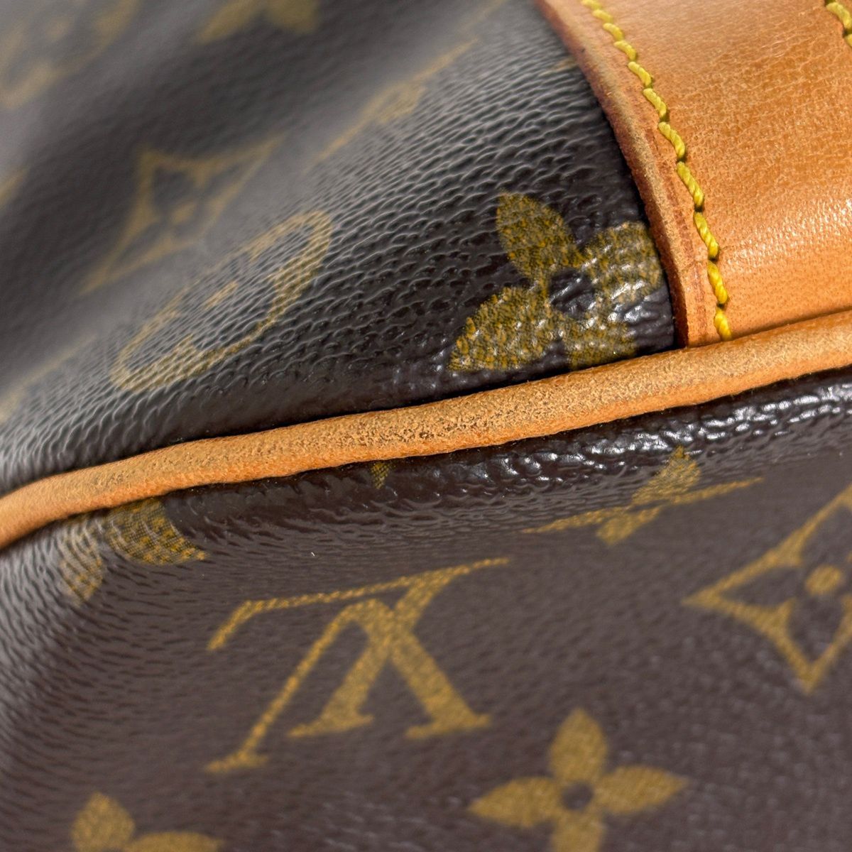 Louis Vuitton Sac Shopping Shoulder Bag Tote Monogram Brown — view 3