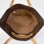 Louis Vuitton Sac Shopping Shoulder Bag Tote Monogram Brown — view 8