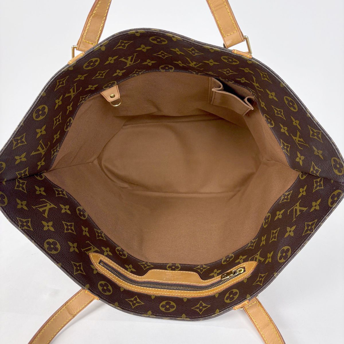 Louis Vuitton Sac Shopping Shoulder Bag Tote Monogram Brown — view 8