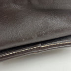 Loewe Amazona 32 Handbag Logo Anagram Suede Brown — view 5