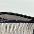 Hermes Garden Party PM Tote Toile Ash Gray Black — view 6
