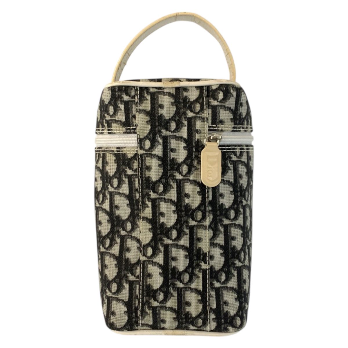 Dior Trotter White Black Handbag Vanity Bag — view 2
