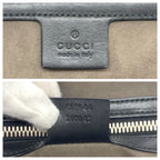Gucci 2-Way Beige Black Silver GG Supreme Canvas Leather — view 4