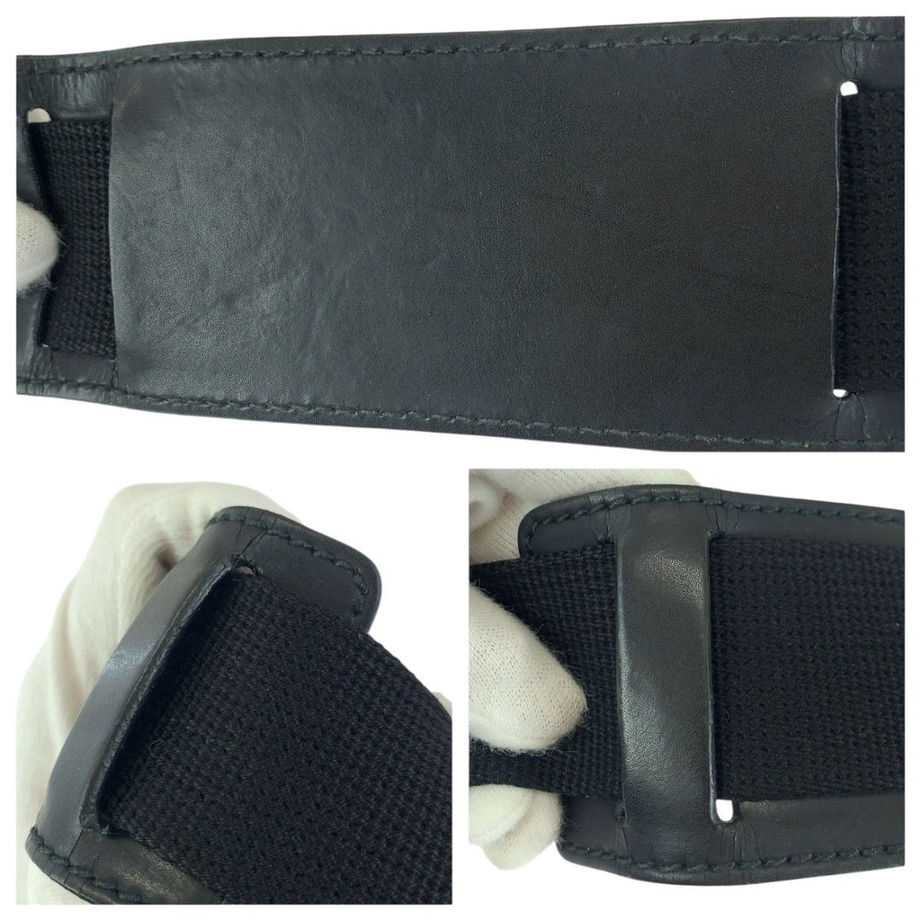 Gucci 2-Way Beige Black Silver GG Supreme Canvas Leather — view 5