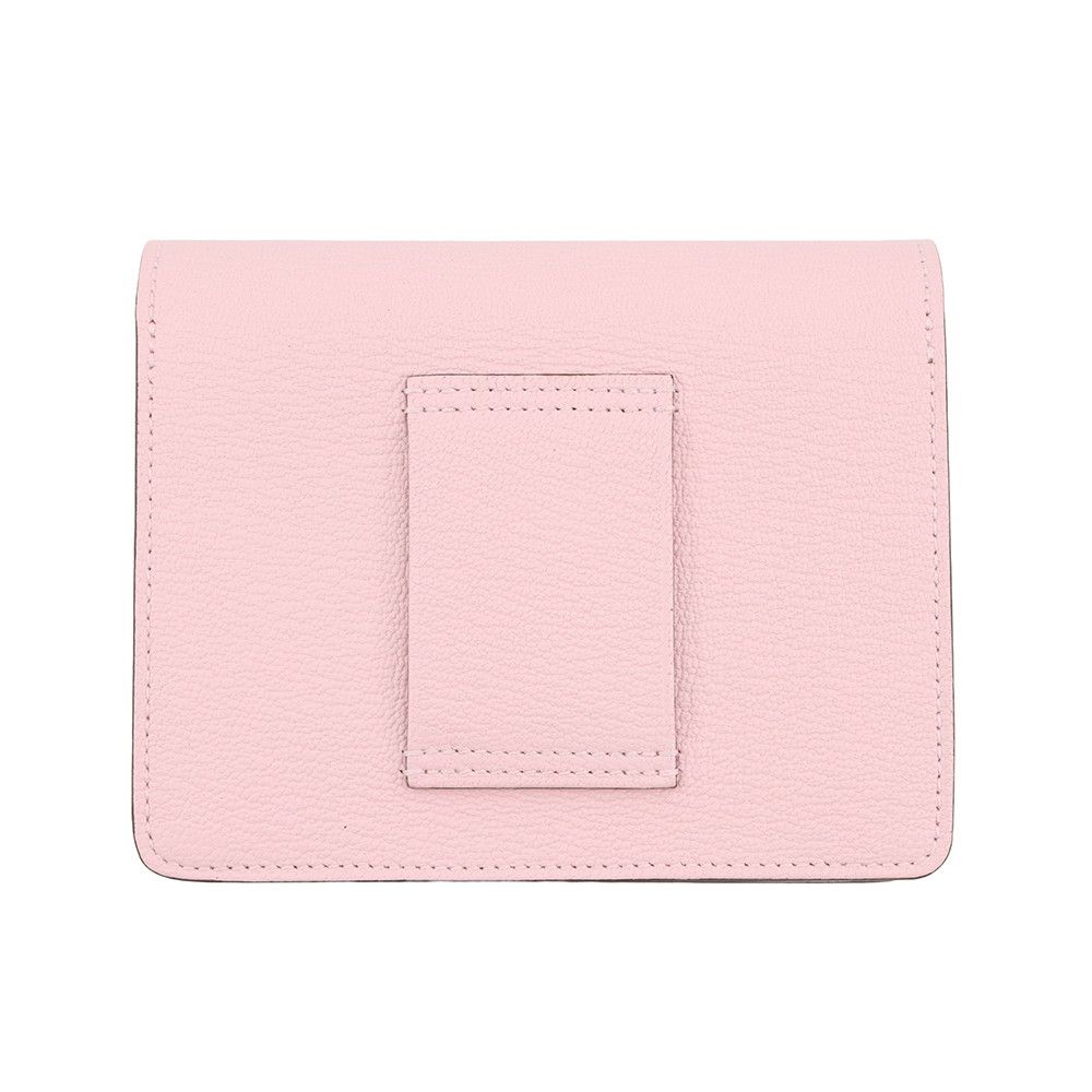 Hermes Wallet Roulis Slim Rose Sakura Silver Chevre Misor — view 3