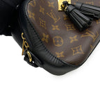 Louis Vuitton Shoulder Bag Monogram Saintonge Tassel Noir Black — view 7