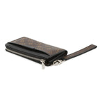 Louis Vuitton Wallet Monogram Macassar Zippy Dragonne Noir Black — view 2