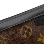 Louis Vuitton Wallet Monogram Macassar Zippy Dragonne Noir Black — view 9