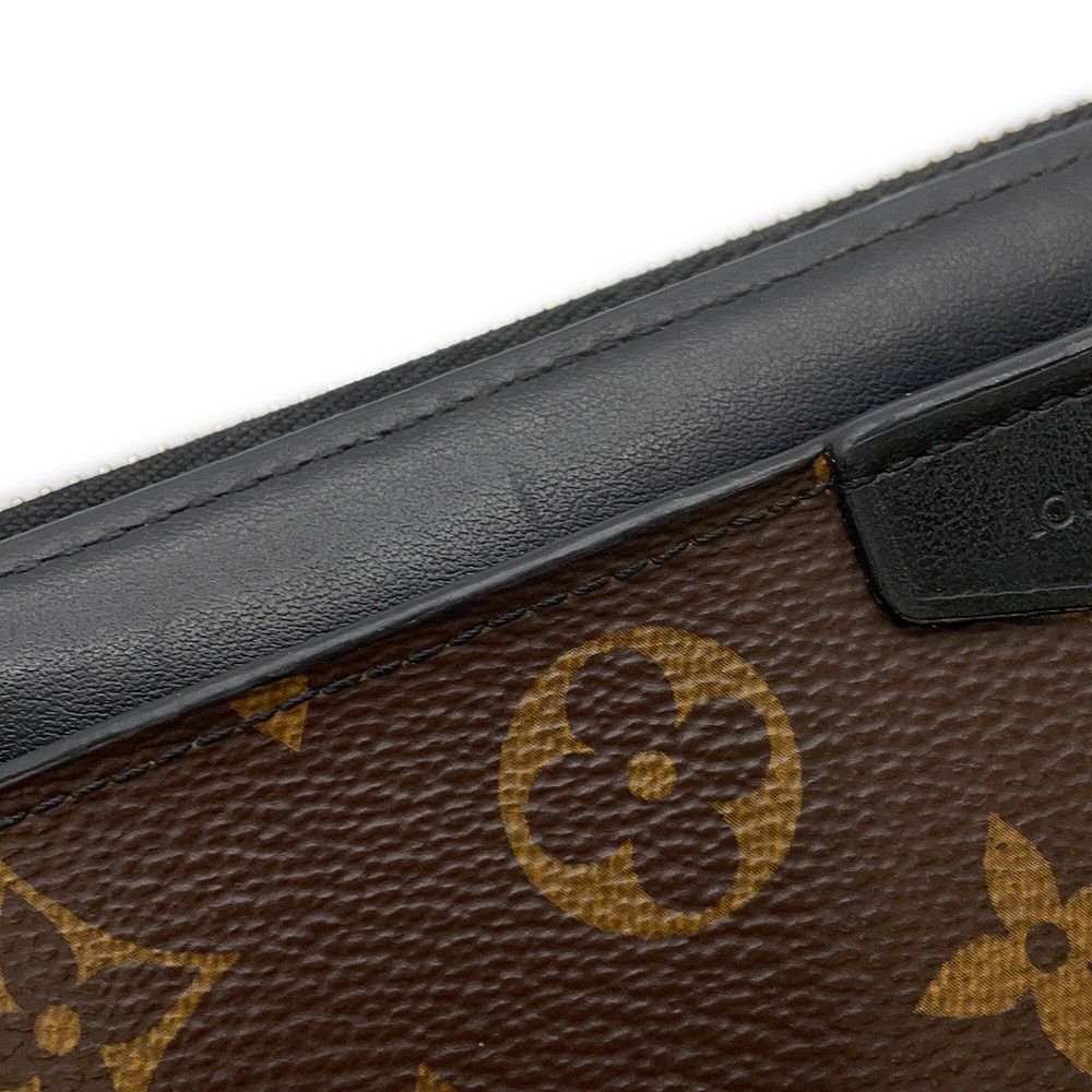 Louis Vuitton Wallet Monogram Macassar Zippy Dragonne Noir Black — view 9