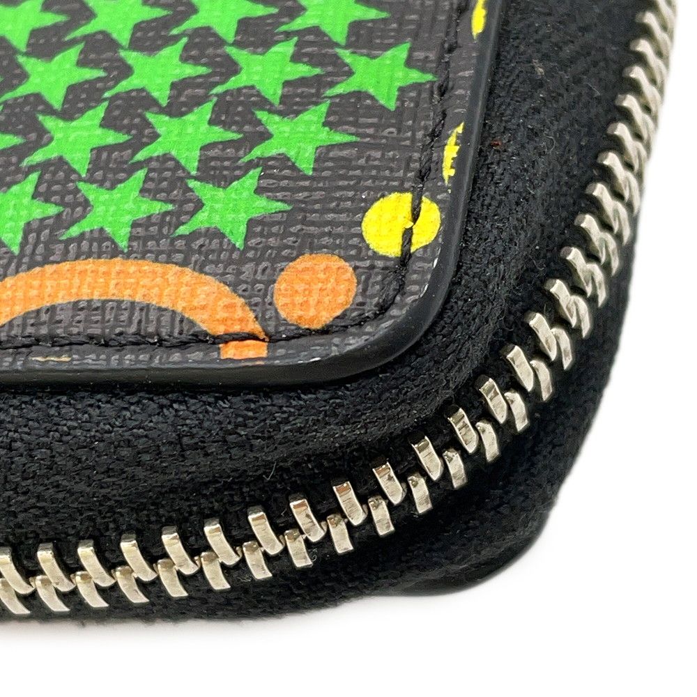 Gucci Wallet GG Psychedelic Zip Around Round Black Multicolor — view 9