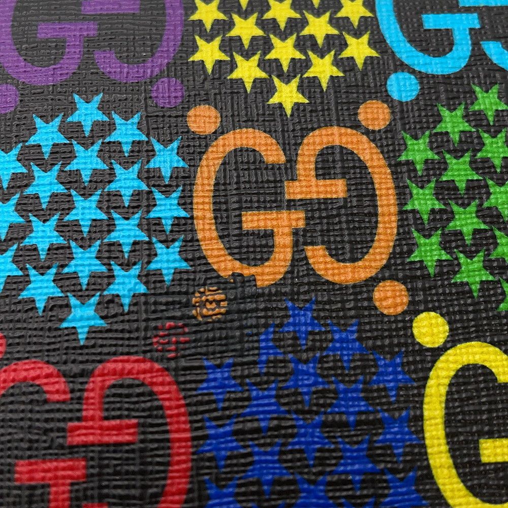 Gucci Wallet GG Psychedelic Zip Around Round Black Multicolor — view 8