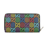 Gucci Wallet GG Psychedelic Zip Around Round Black Multicolor — view 3