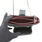 Chanel Phonecase Quilted Chain Shoulder Caviar Leather Bag — view 5