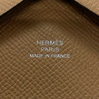 Hermes Card Case Calvi Duo Dune Epsom Business Holder — view 6