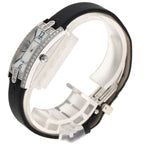 Harry Winston Avenue-c Mini Watch 18K White Gold Leather Shell — view 2