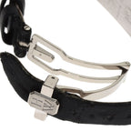 Harry Winston Avenue-c Mini Watch 18K White Gold Leather Shell — view 8