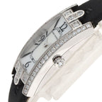 Harry Winston Avenue-c Mini Watch 18K White Gold Leather Shell — view 5
