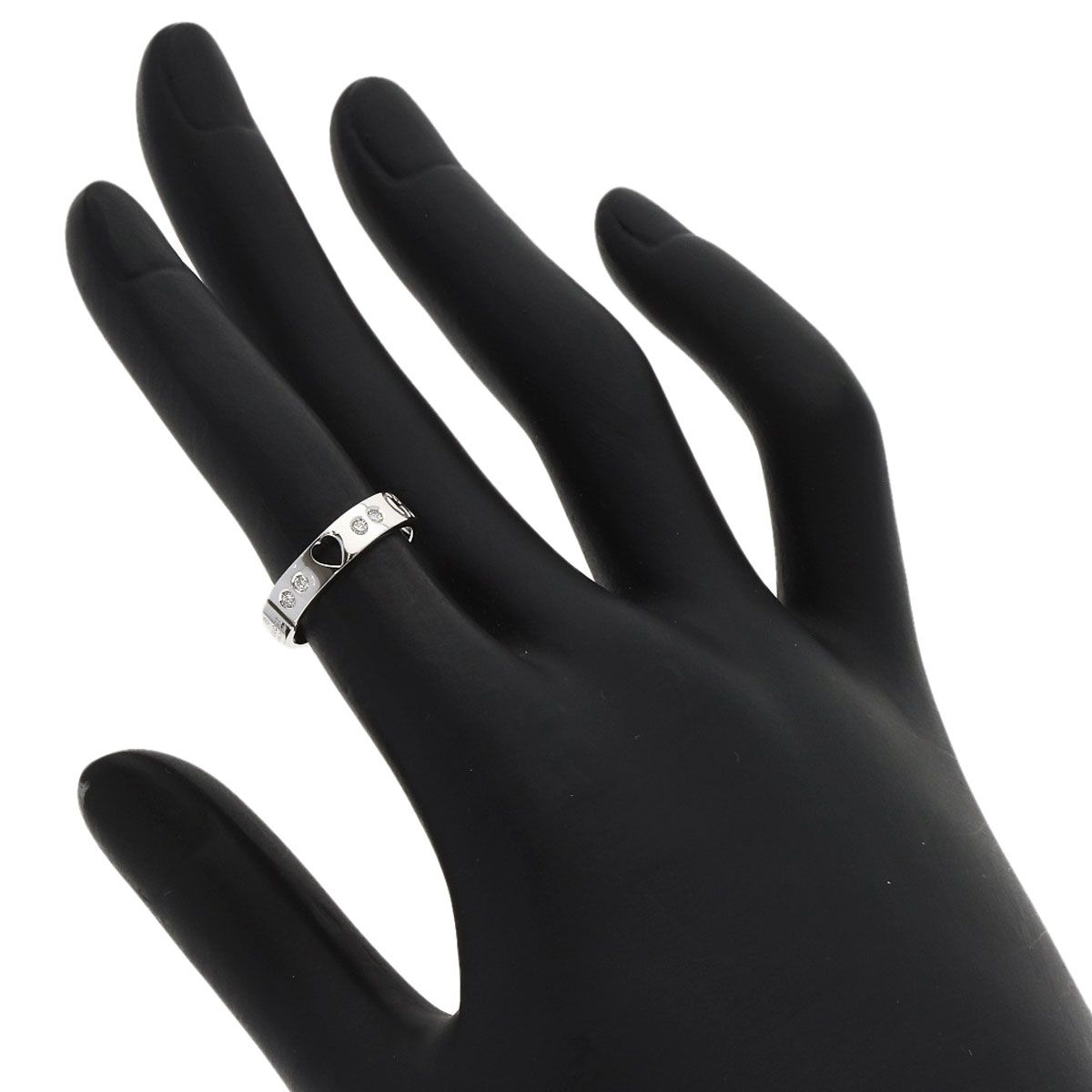Gucci Icon Amor Diamond Ring 18K White Gold — view 7