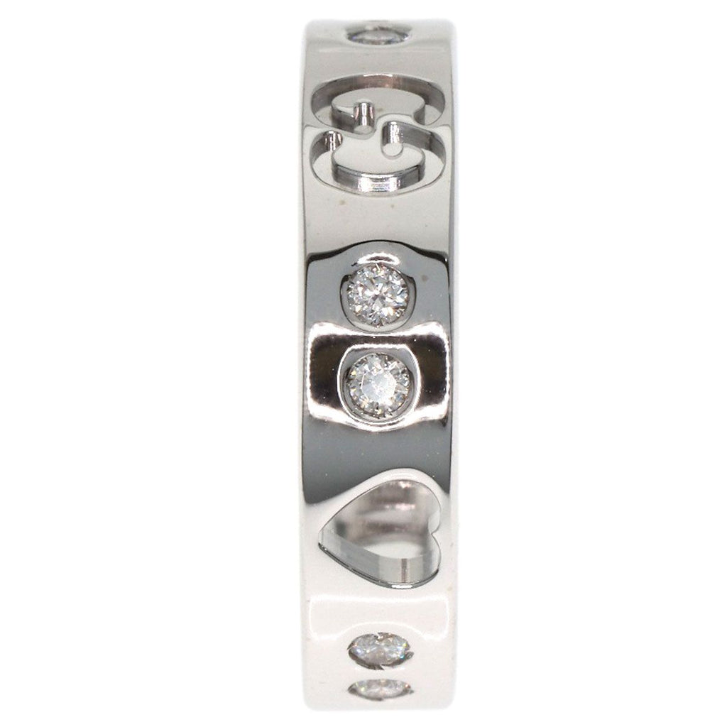 Gucci Icon Amor Diamond Ring 18K White Gold — view 4