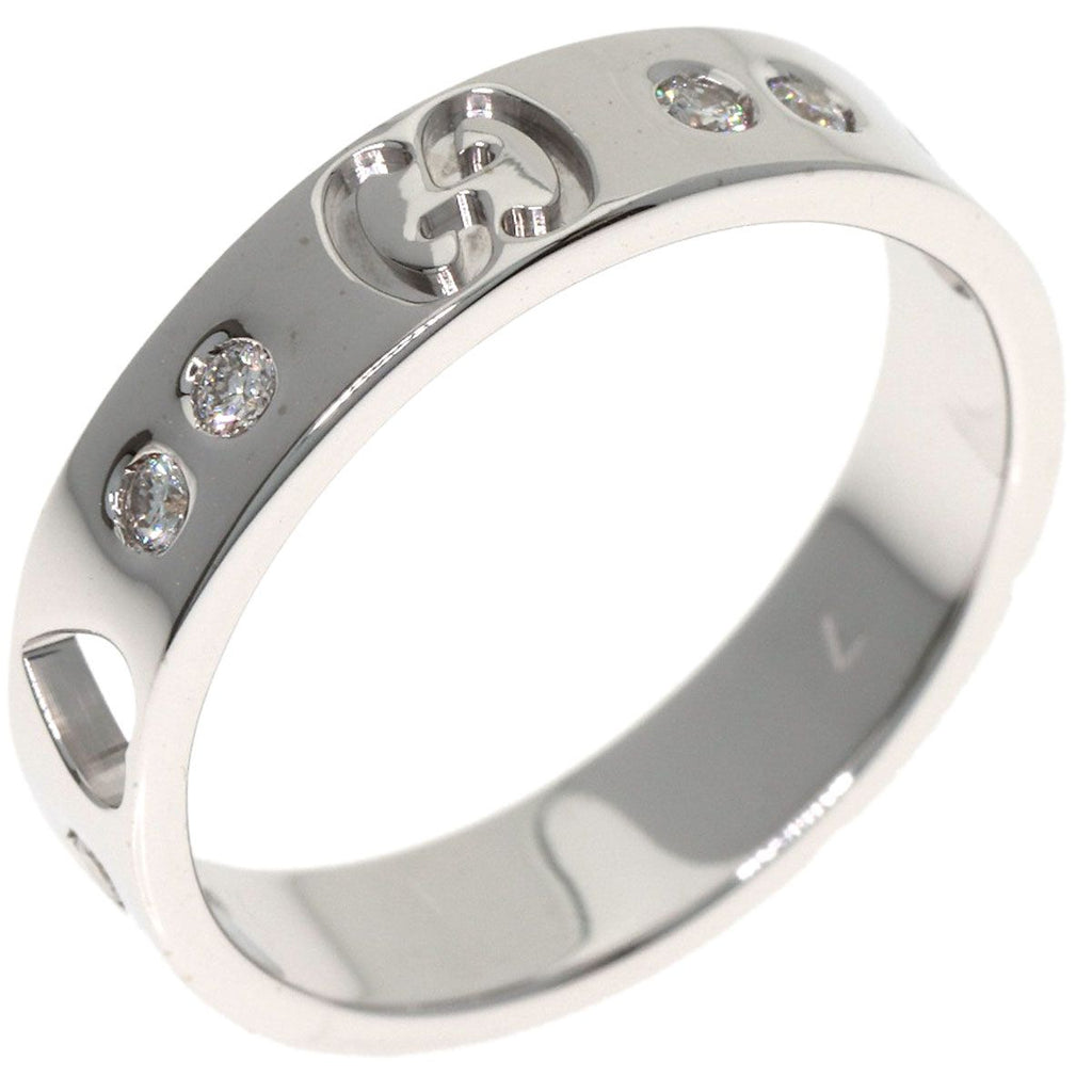 Gucci Icon Amor Diamond Ring 18K White Gold — view 2