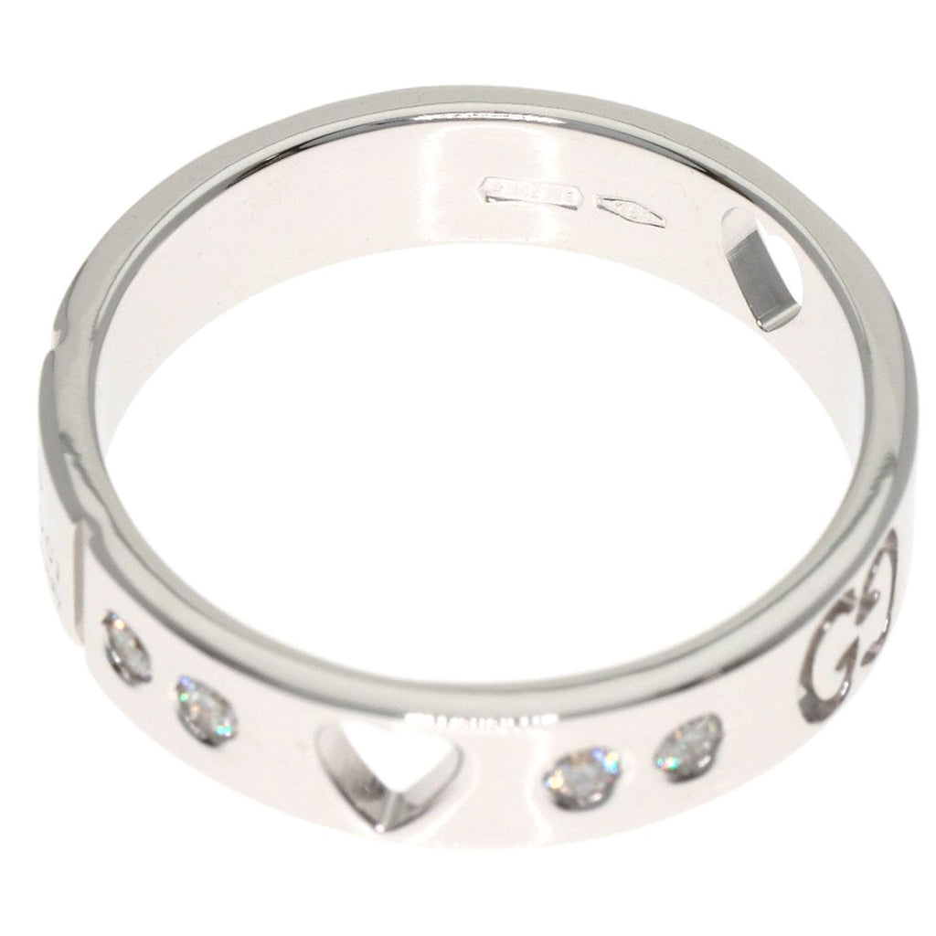 Gucci Icon Amor Diamond Ring 18K White Gold — view 5