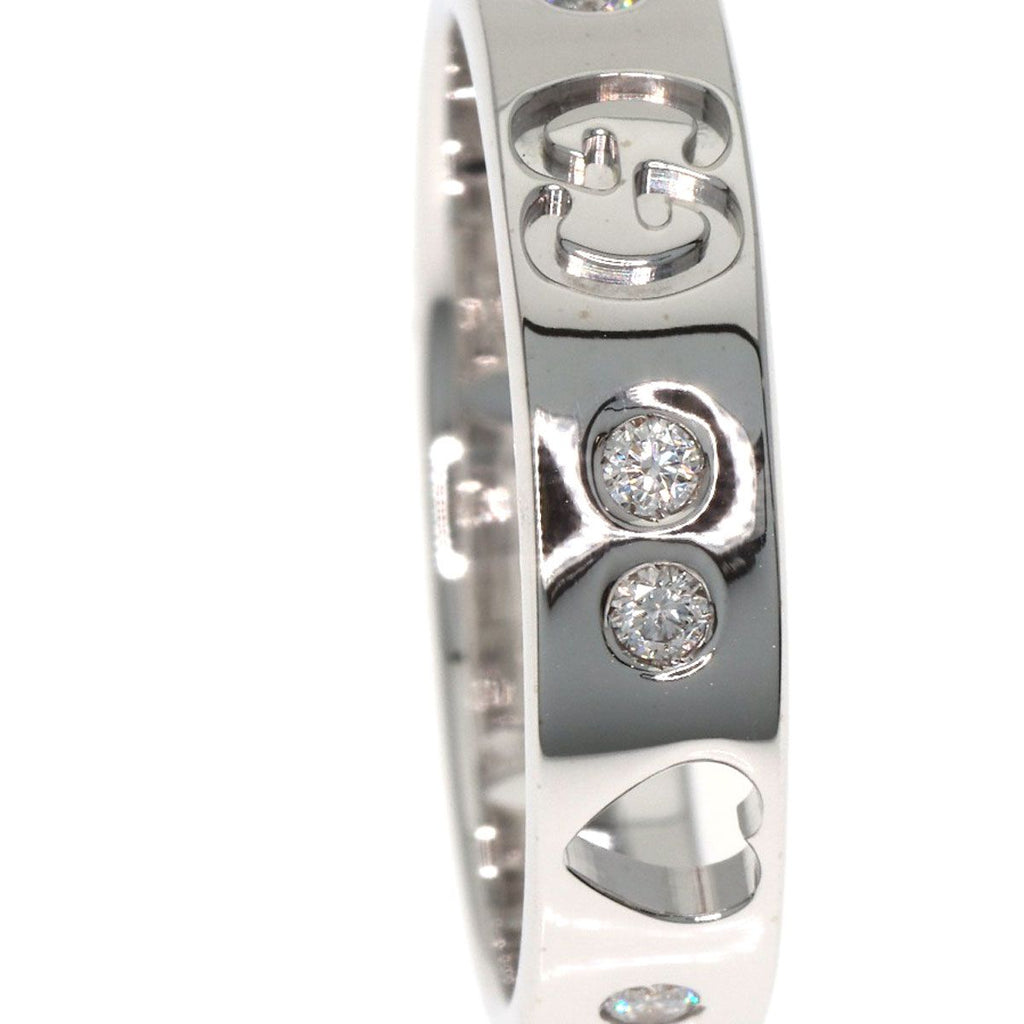 Gucci Icon Amor Diamond Ring 18K White Gold — view 8