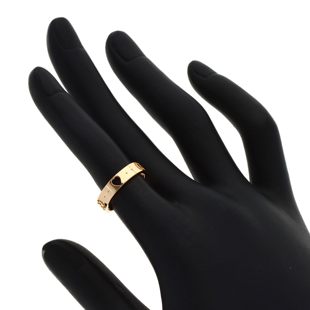 Gucci Icon Amor Heart Ring 18K Pink Gold — view 7