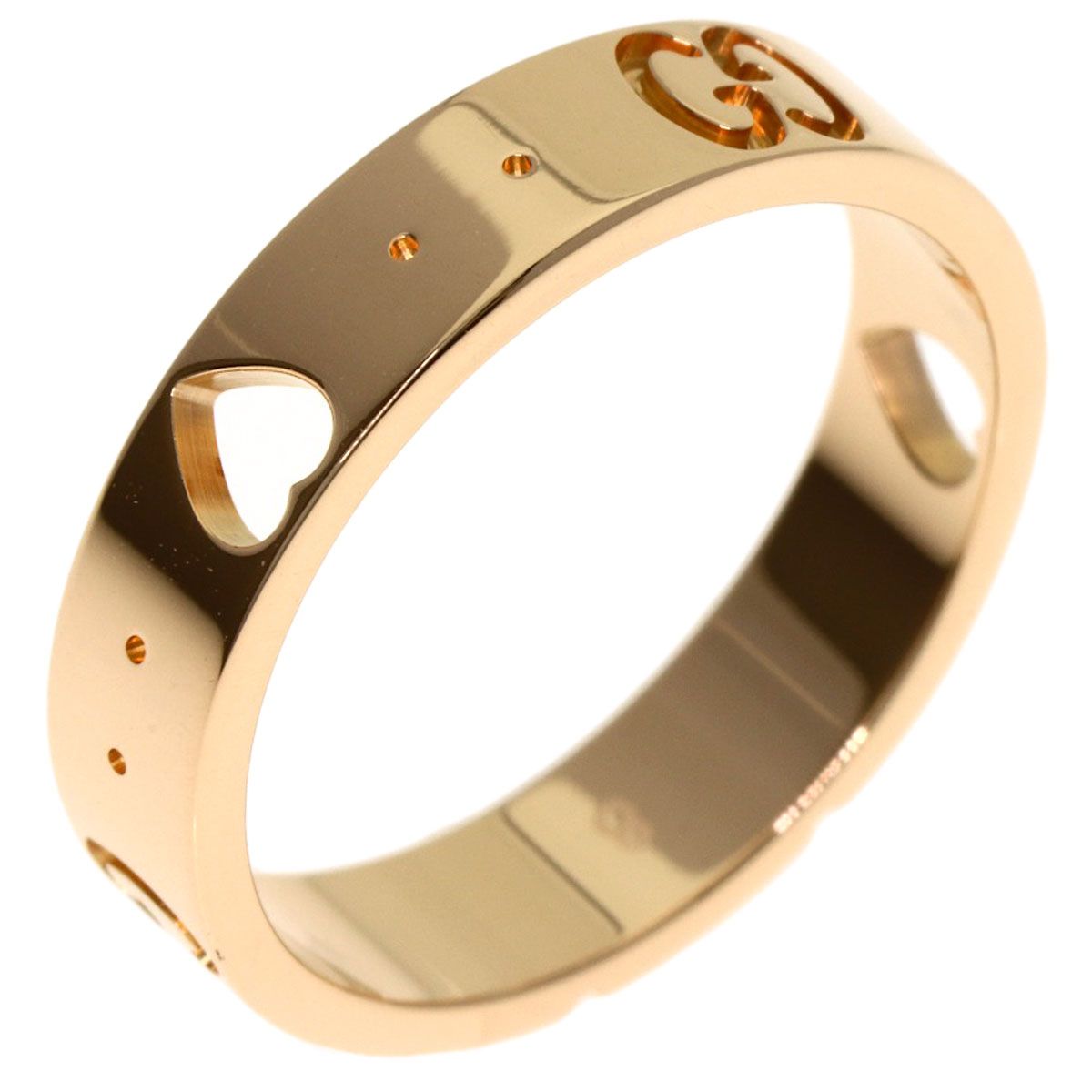 Gucci Icon Amor Heart Ring 18K Pink Gold — view 2