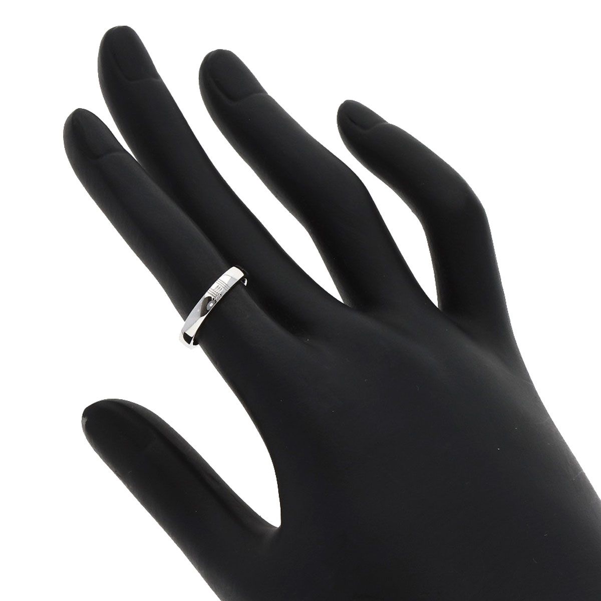 Hermes Alliance Kelly 47 Ring 18K White Gold — view 7