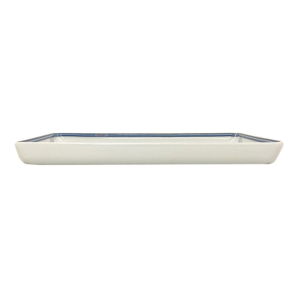 Hermes Chaine D'ancre Square Plate Pottery Shoulder Bag White Blue — view 3