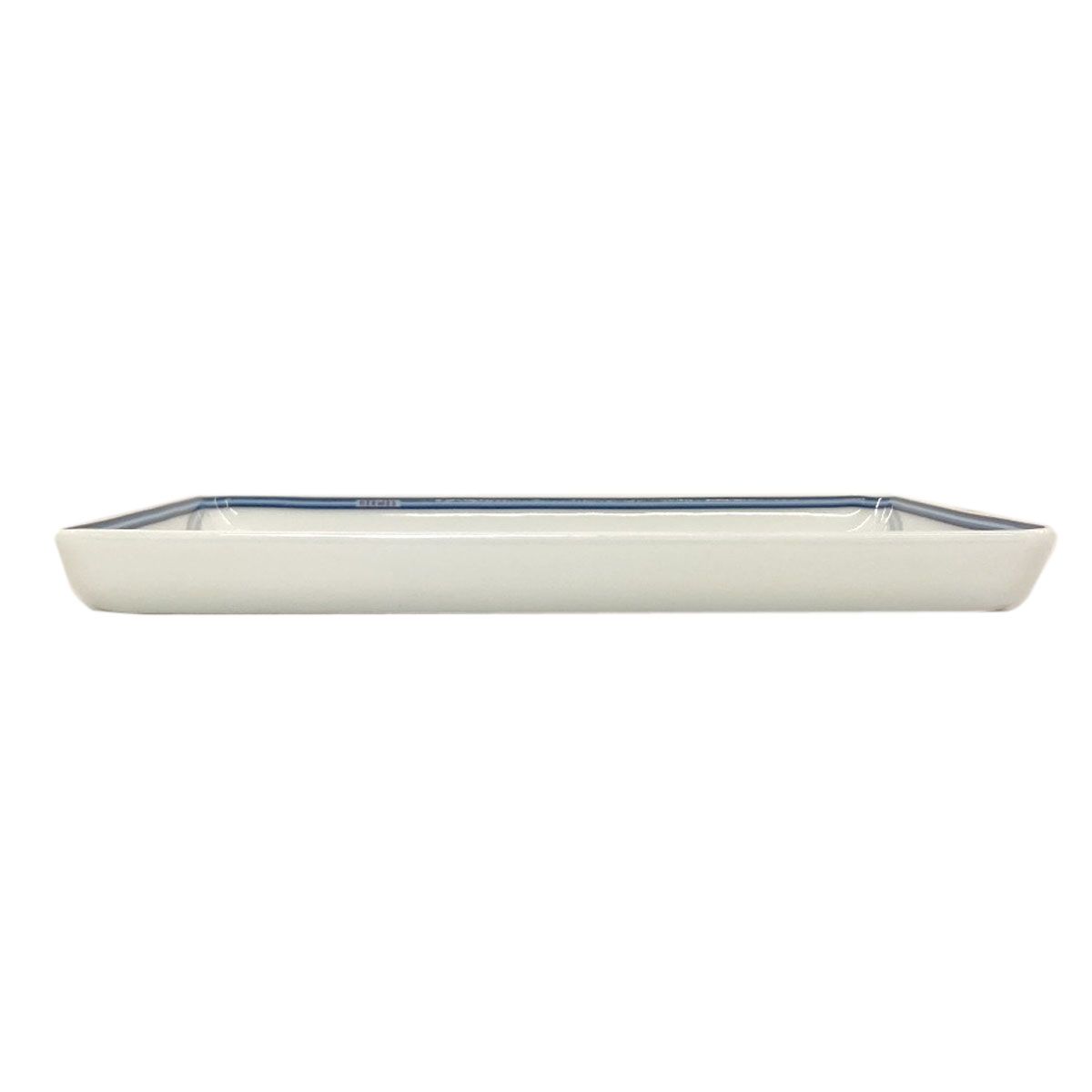 Hermes Chaine D'ancre Square Plate Pottery Shoulder Bag White Blue — view 3