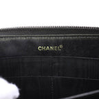 Chanel Wallet Coin Purse Zip Around Caviar Leather CC Logo — view 5