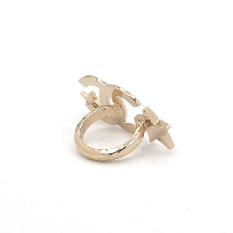 Chanel Ring Gold CC Logo Star — view 5