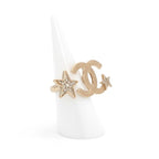 Chanel Ring Gold CC Logo Star — view 8
