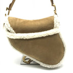 Dior Saddle Mouton Shoulder Bag Beige — view 2