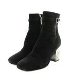 Louis Vuitton Grace Heel Suede Black — view 2