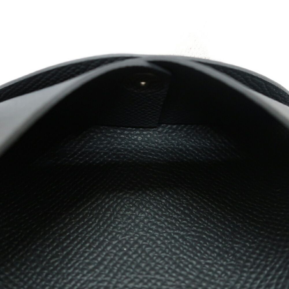 Hermes Calvi Duo Ardoise Gray Epsom Card Case — view 7