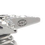 Chanel Hair Silver CC Logo Rhinestone Star Clip Set of 2 — view 5