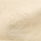 Loewe Anagram Scarf Ivory Beige Wool Cashmere — view 2