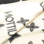 Louis Vuitton LV Essential Monogram All Over Logo Shawl Black — view 6