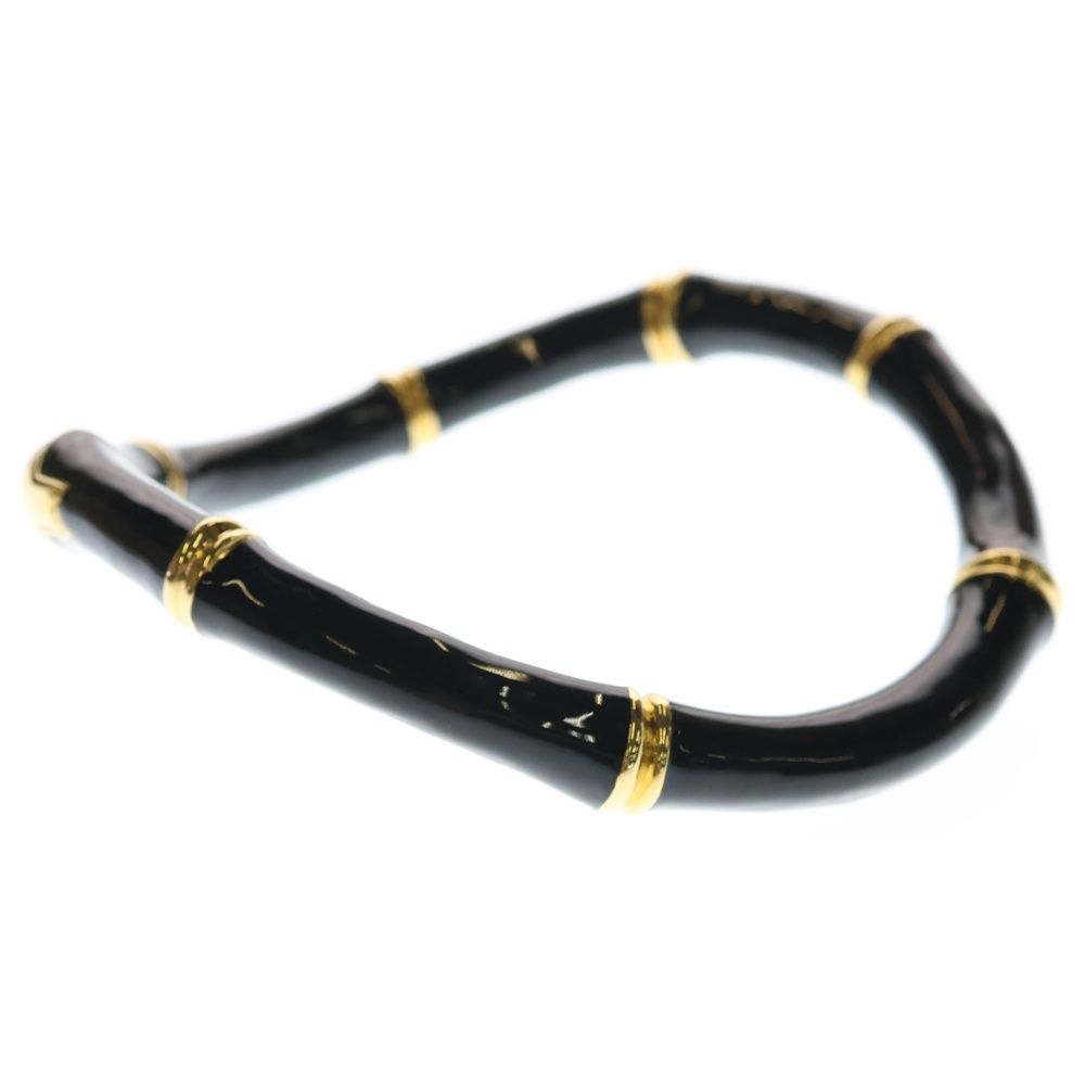 Gucci Bamboo Choker Necklace Black Gold — view 2