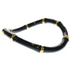 Gucci Bamboo Choker Necklace Black Gold — view 2