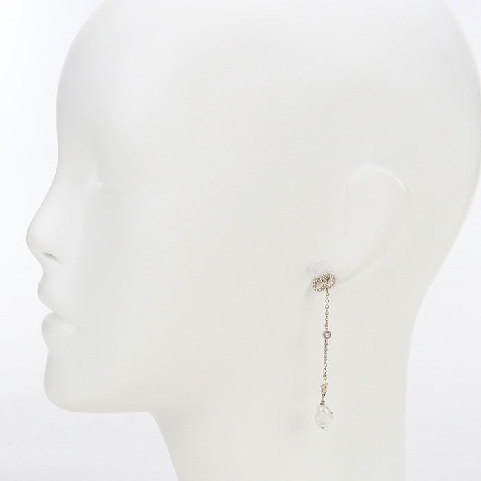 Dior CD Logo Star Earrings Metal — view 6