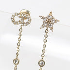Dior CD Logo Star Earrings Metal — view 3