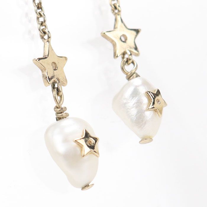 Dior CD Logo Star Earrings Metal — view 2