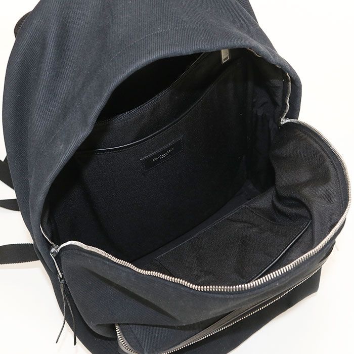 Saint Laurent Backpack Canvas Black — view 3