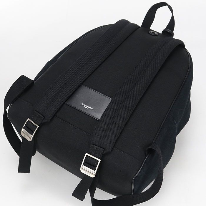Saint Laurent Backpack Canvas Black — view 2