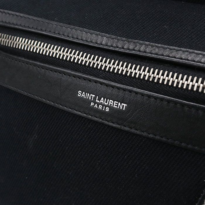 Saint Laurent Backpack Canvas Black — view 6