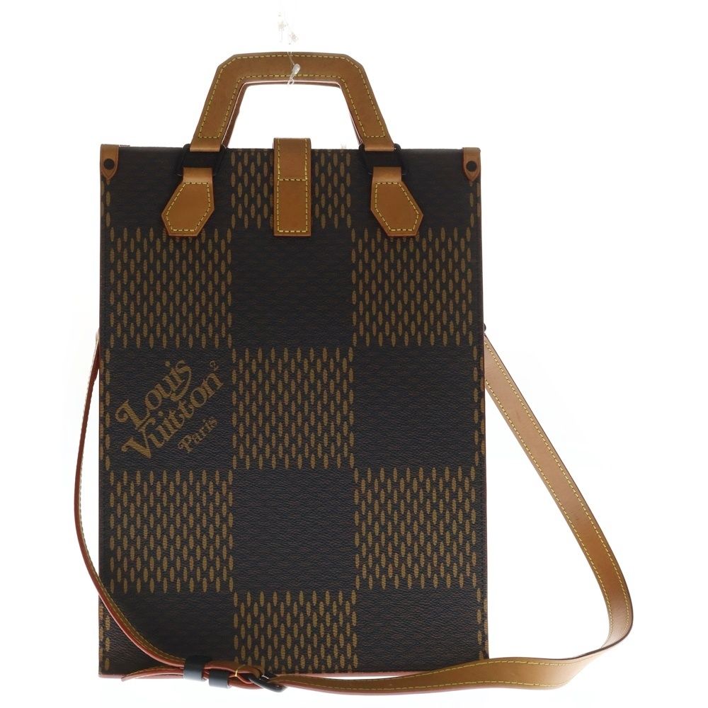 Louis Vuitton Damier Giant Collaboration 2-Way Tote Brown — view 2