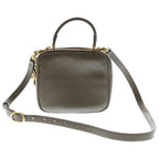 Gucci Blondie Top Handle Shoulder Bag Brown Beige Leather Gold — view 2